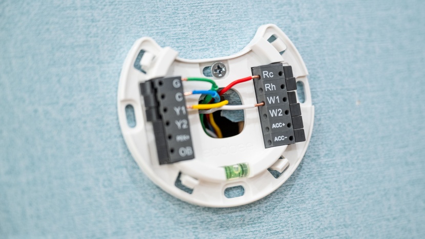 ecobee smart thermostat premium - the ecobee gets extra points for the easy-to-install push-in wire...