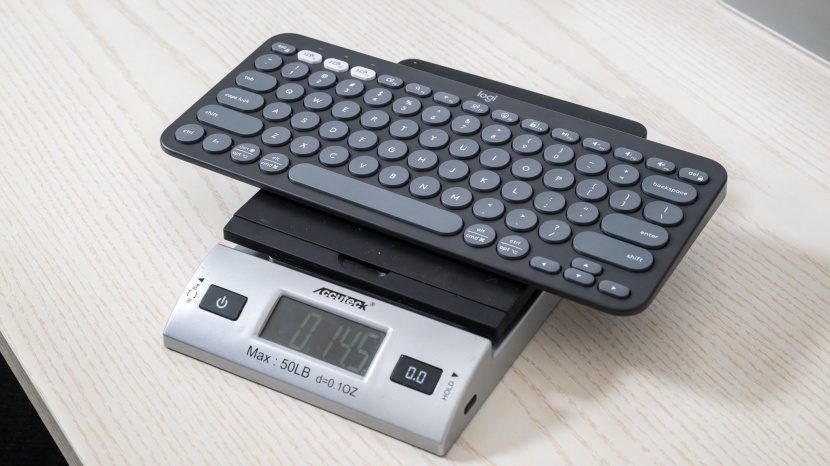 logitech pebble keys 2 k380s - no one wants to lug around extra weight. choose a lightweight model...