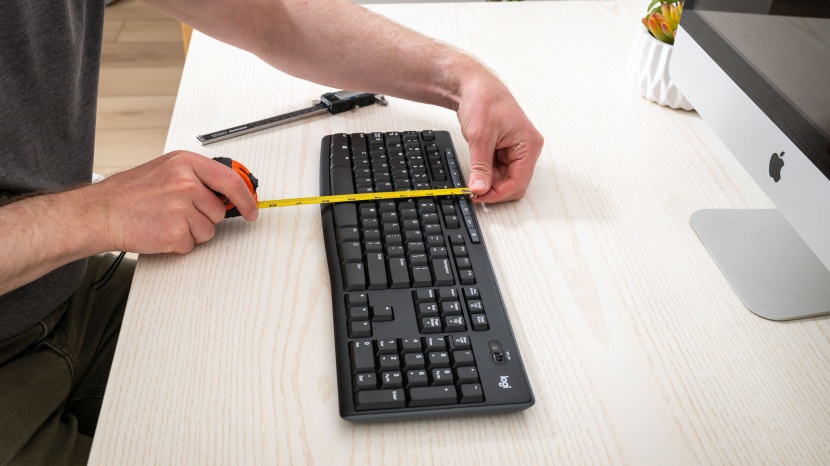 logitech mk270 combo - the dimensions of the mk270 are mostly standard, but its overall...