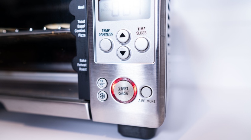 breville mini smart oven - we found the preheat alarm made it easy to make sure we had the oven...