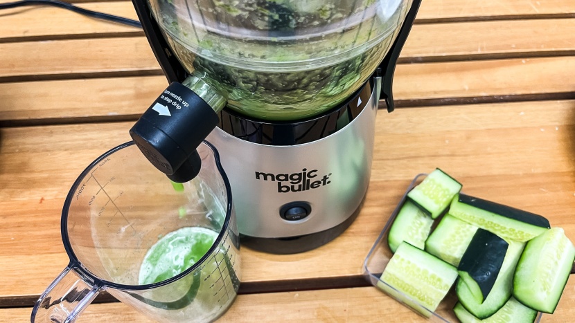 magic bullet mini - using a variety of produce (including cucumbers) is important when...