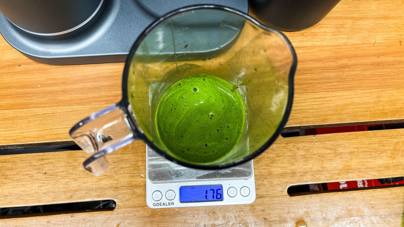 magic bullet mini - the magic bullet mini actually did quite well with wheatgrass, but...