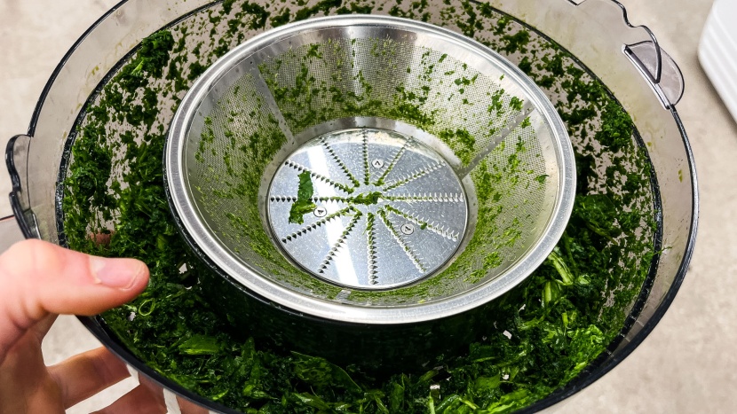 nutribullet juicer pro - the filter is quite easy to clean with the included scrubby brush.