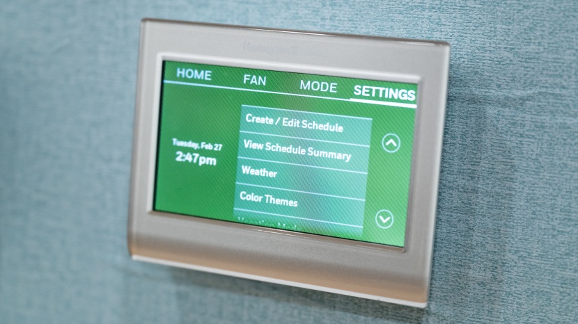 thermostat - most of the time, we prefer to set schedules on a thermostat's app...