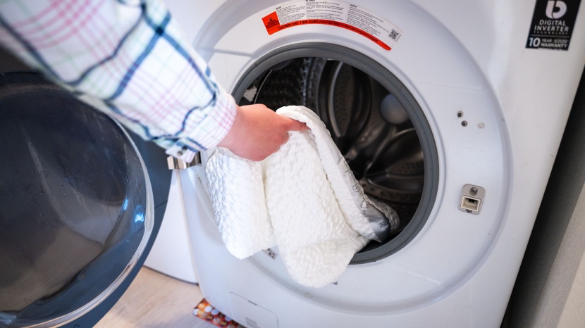 we washed all the washable components and then some, to see how much...