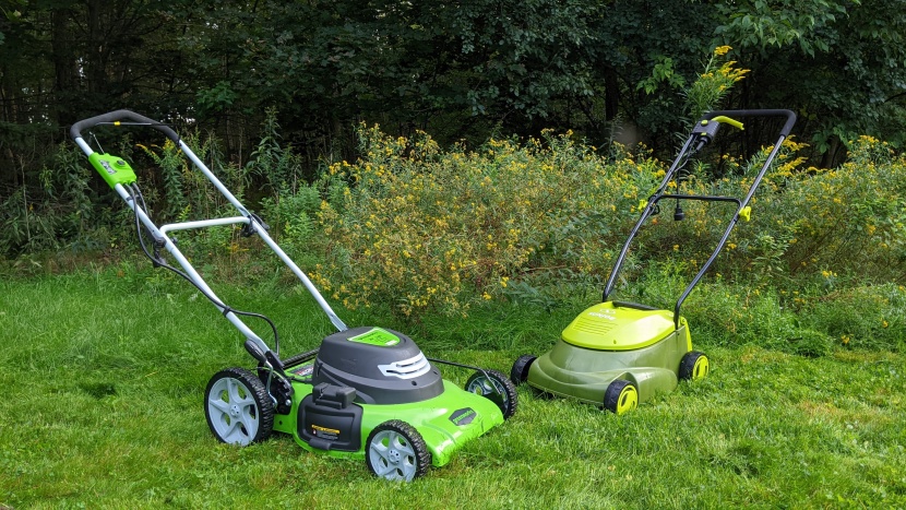 lawn mower - corded lawn mowers cut grass well but are a challenge to use.