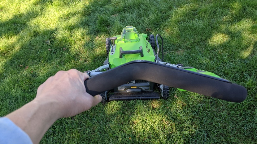 greenworks 25322 - this little mower is one of the worst mulchers of the bunch, leaving...