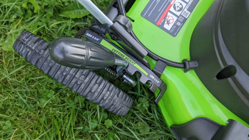 lawn mower - nearly all lawn mowers have adjustable cutting heights.
