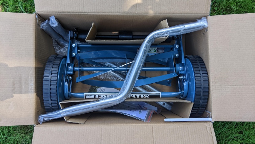 lawn mower - nearly all mowers require a bit of assembly, but none of it is...