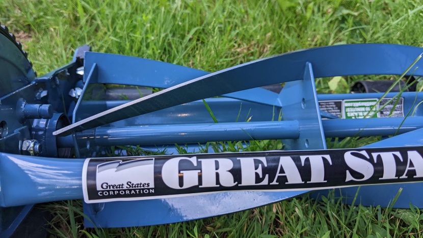 lawn mower - reel mowers work best if you keep the blades nice and sharp.