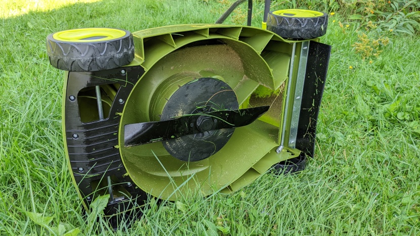 lawn mower - mowers with smaller decks are often easier to store and maneuver...