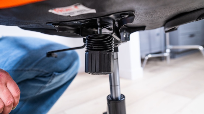 bestoffice mesh office desk chair - the back tension knob looks like it can adjust tilt resistance like...