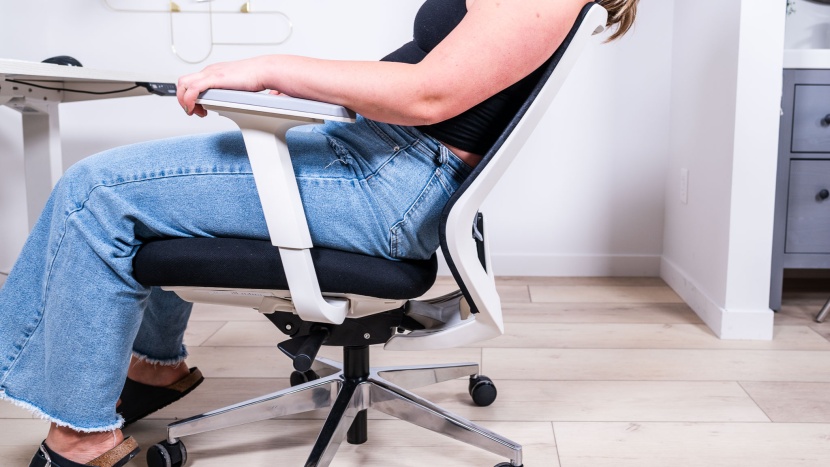 office chair - a side shot of the armrests by branch. the biggest standout to poor...