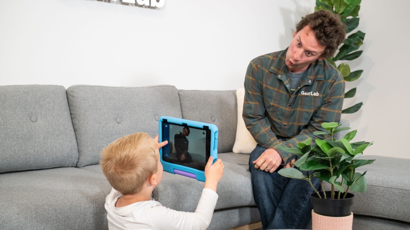 tablet kids - parents and kids can both enjoy the fire 10, with play time together...