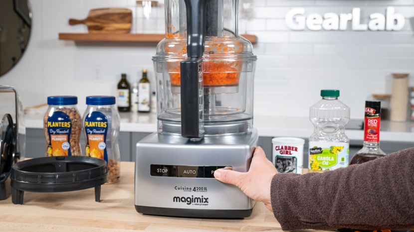 magimix 4200xl - when shredding, we found this food processor's pulse function very...