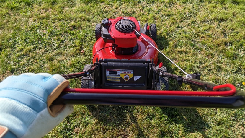 lawn mower - simple gas mowers have been maintaining lawns for decades.
