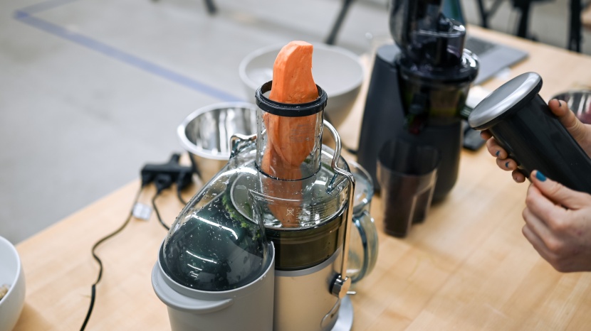 juicer - the fountain plus excels with hard produce like carrots and sweet...