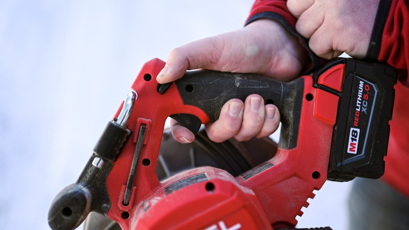 cordless circular saw - different features like the handle, trigger, and cutlines can all...