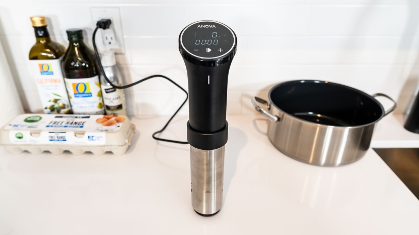 anova culinary precision cooker 3.0 - a bright screen and simple interface make this sous vide easy to...