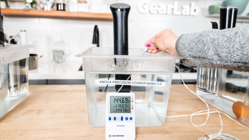 anova culinary precision cooker nano 3.0 - we used various lab-grade tools to test the temperature and...