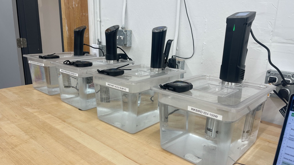 sous vide - any sous vide can heat a pot of water, but our side-by-side testing...