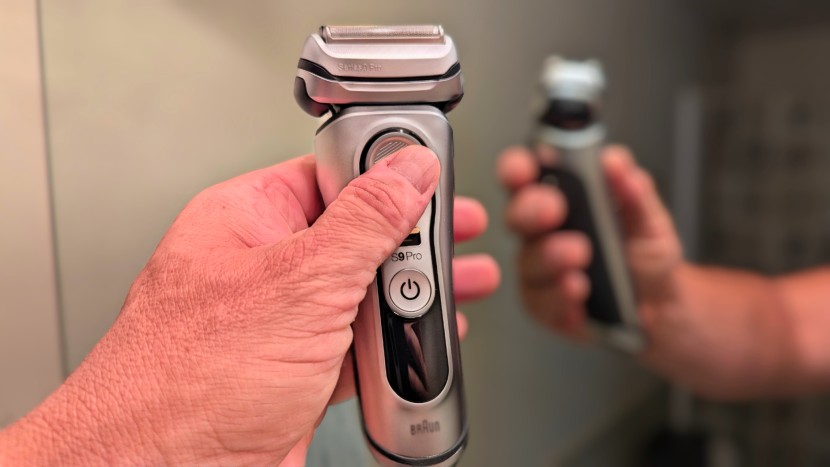 braun series 9 pro - assessing the braun's weight, balance, and grip. we especially liked...