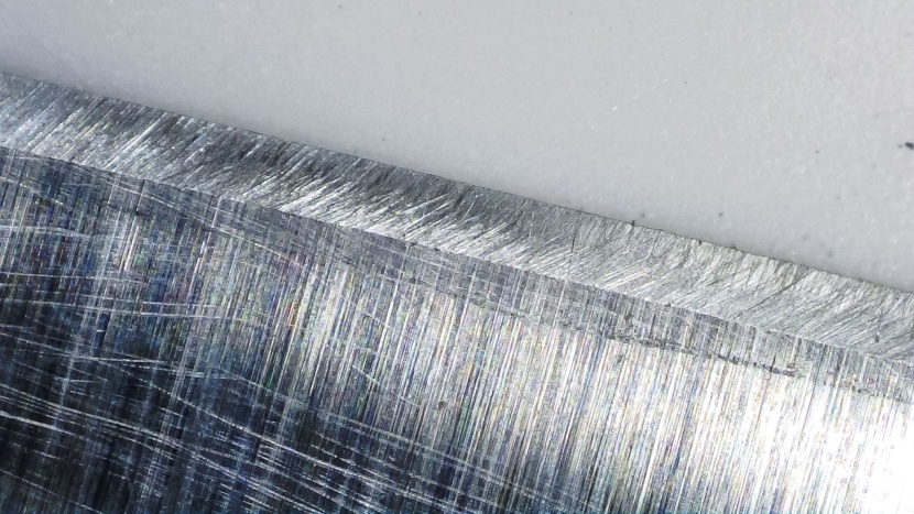 you can see the unique pattern in the abrasion marks that come from...