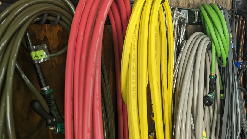 garden hose - hoses come in all different lengths, diameters, and some come with...