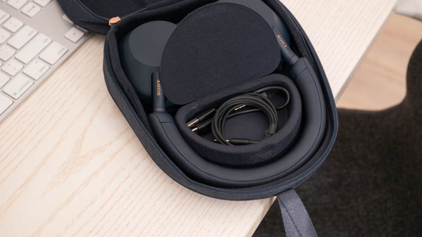 sony wh-1000xm5 - don&#039;t worry about losing your charging and audio cables. the case...
