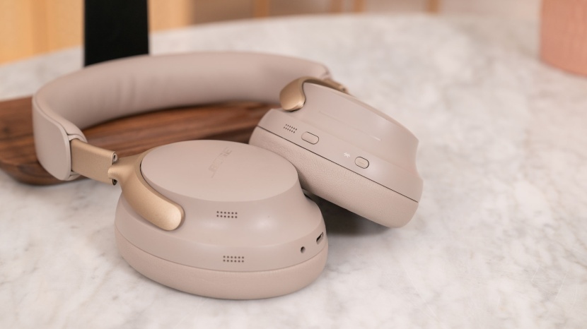 bose quietcomfort ultra headphones - the ultra features a swipe control for volume and button controls...