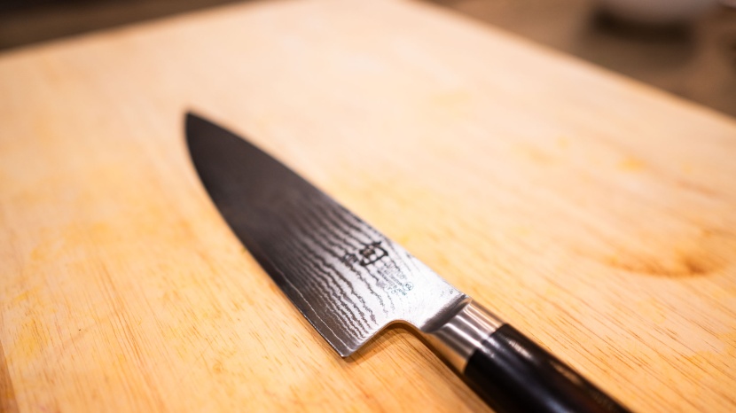 the damascus pattern on the shun classic is from the 64 layers of...