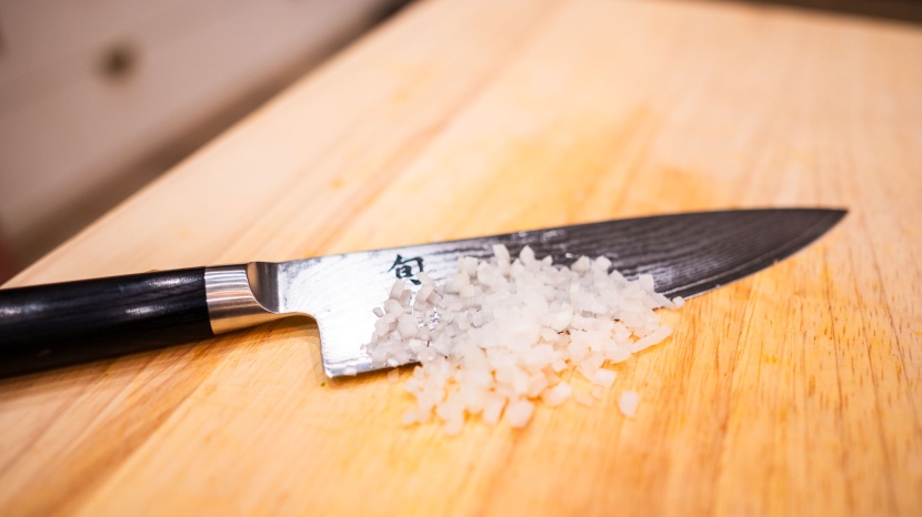 shun classic 8&quot; - the handle may not look all that special, but its uniquely...