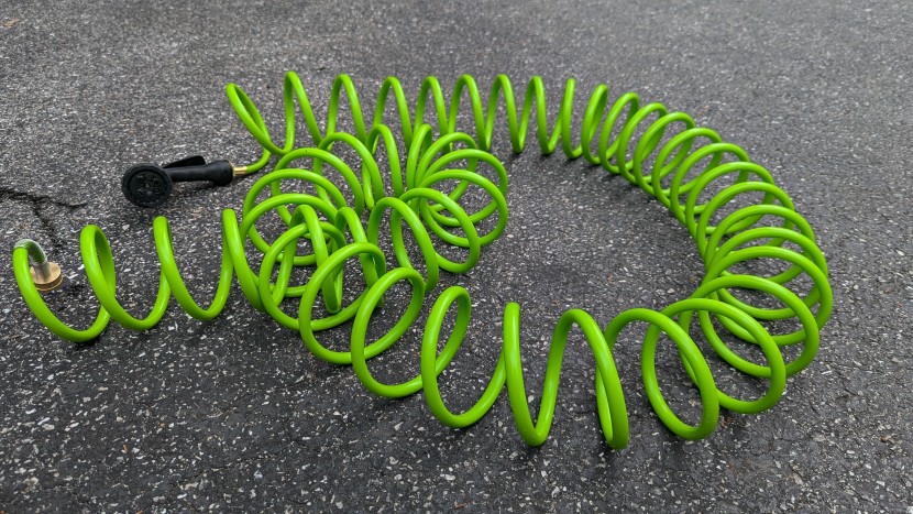 some expandable hoses have a hard time reshrinking after use and...