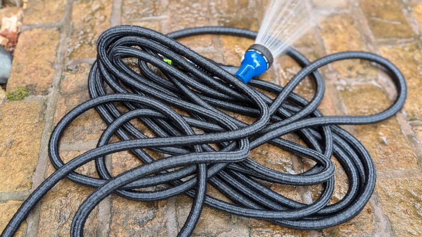 pocket hose silver bullet - we tested the 50 foot model of the pocket hose; and it is adequate...