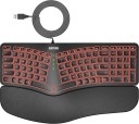 Thumbnail photo of Arteck Ergonomic Wired Keyboard