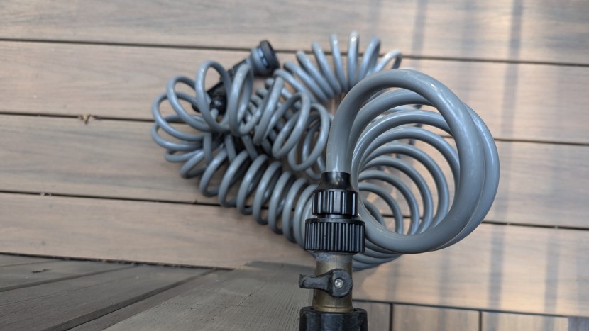 orbit coil with abs threads - though plastic, the abs threads on the orbit felt heavy duty.