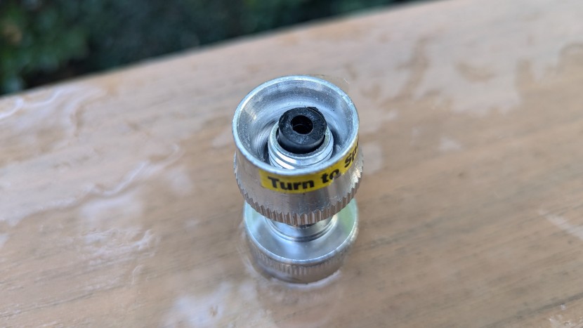 pocket hose silver bullet - the twist nozzle did last long; and with no ability to stop the...