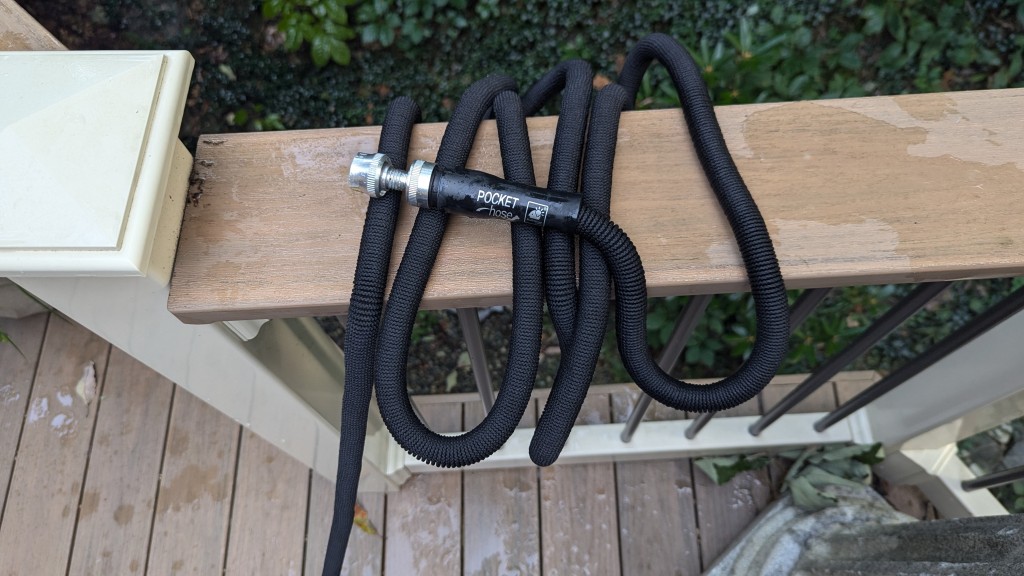 pocket hose silver bullet - the pocket hose is ideal for watering your patio plants or the...