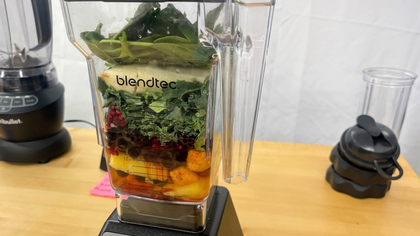 blendtec total classic - the oversized mouth of the jug makes it easy to load the total...