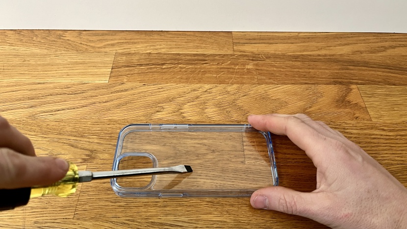 every case is put through a scratch test where we lightly drag a...