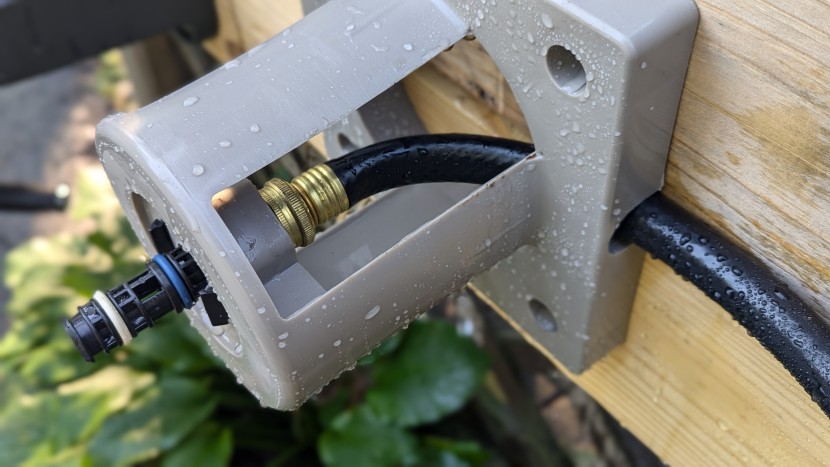 we found the suncast sidewinder leaks at the connection points...