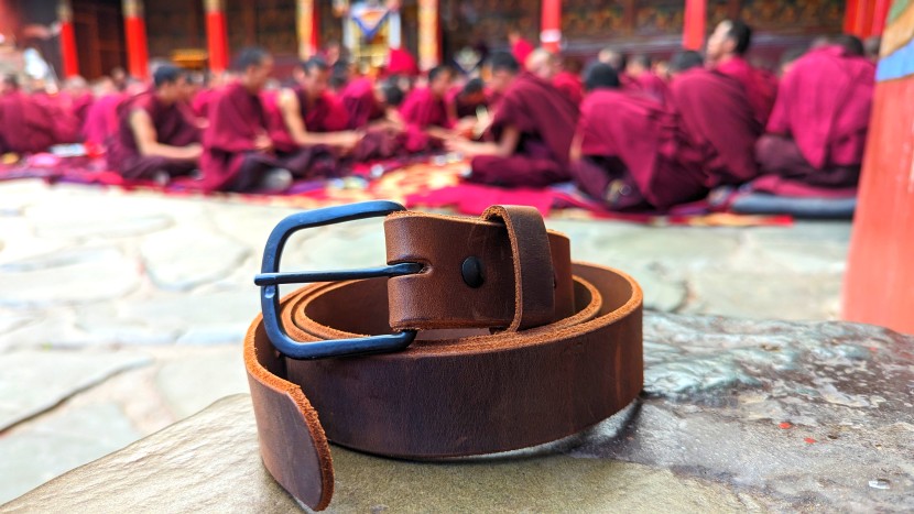 belt - the bootlegger is all natural and made the old-fashioned way. it has...