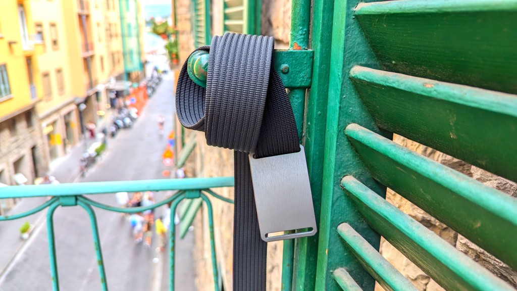 belt - hanging our grip6 gunmetal belt out to dry in florence, italy. belts...