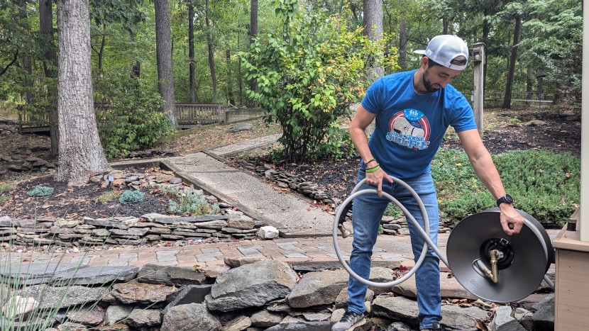 hose reel - we mounted and used each reel for several months for all of our...