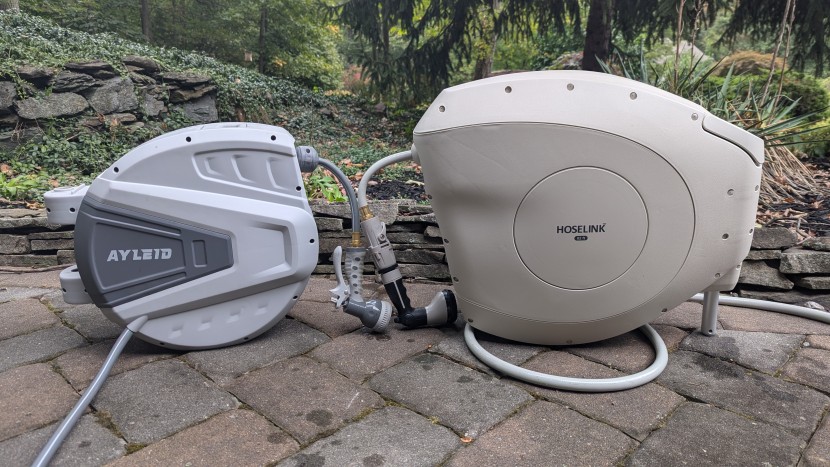 hose reel - the ayleid (left) and hoselink (right) have many similar design...