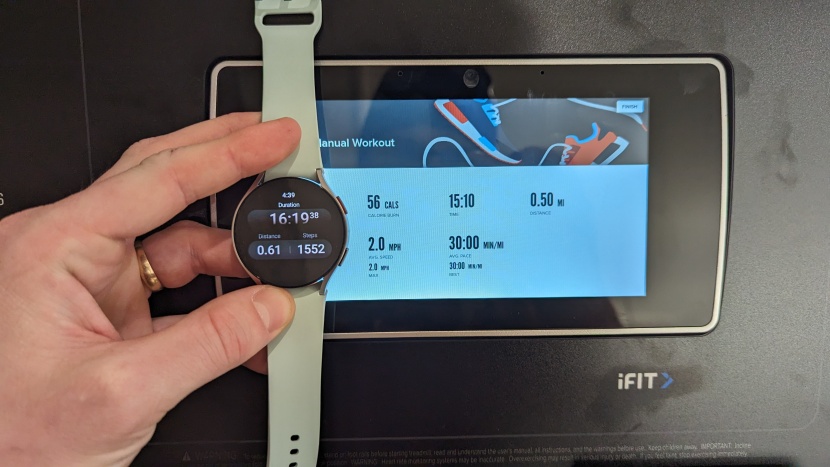 considering the accuracy of the watch6 on our outdoor walk (which...