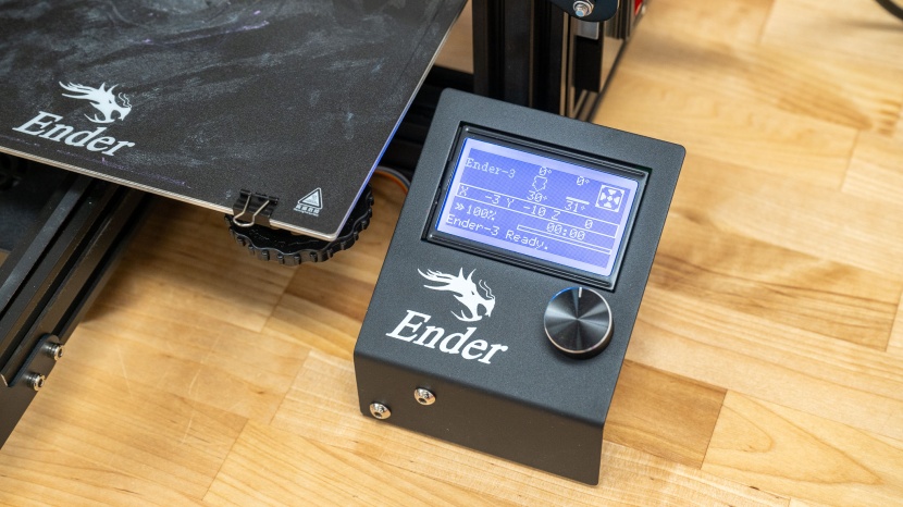 3d printer - most printers have some form of screen. some are sophisticated...