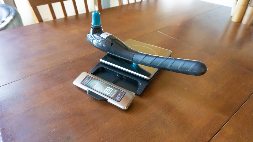 massage gun - we were impressed with the low weight of the wand style mighty bliss.