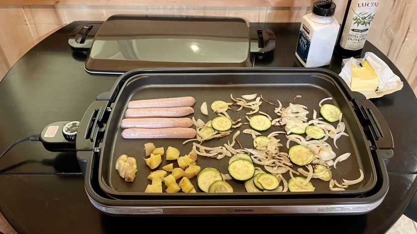 griddle - anywhere with an outlet can become a cook station with an electric...