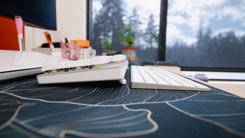 apple magic with numeric pad - the apple magic with numeric pad is extremely low-profile, which...